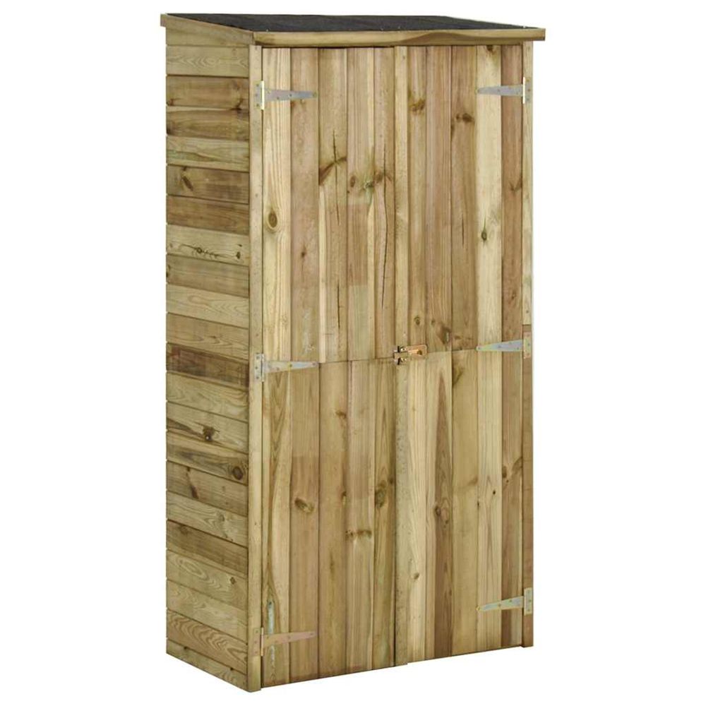 ABRI A OUTILS POUR JARDIN PIN-(862924)
