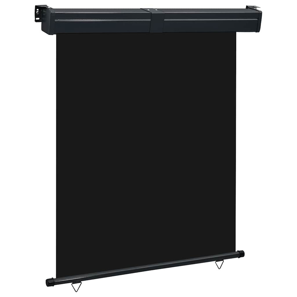 Auvent latéral de balcon 145x250 cm noir