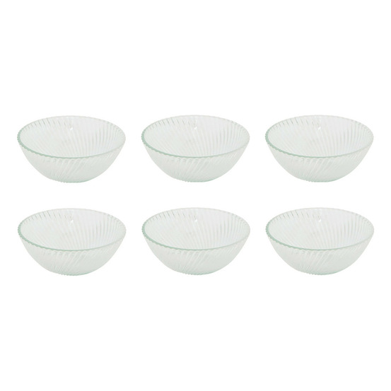 Lot de 6 coupelles en verre