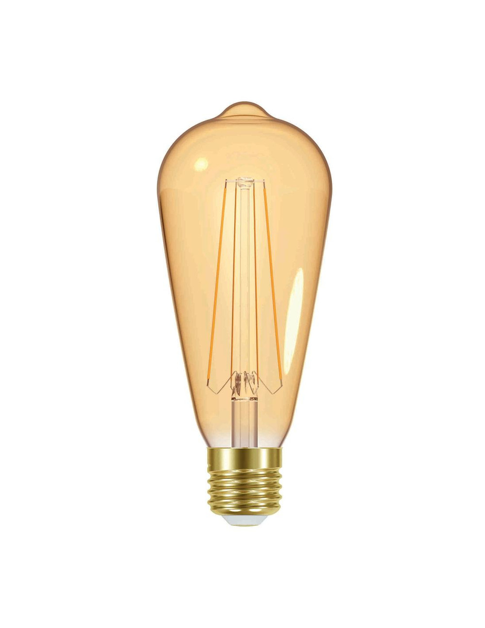 Ampoule transparente vintage classic edison led e27 4w 350lm blanc chaud - prolight