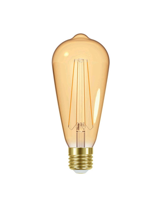 Ampoule transparente vintage classic edison led e27 4w 350lm blanc chaud - prolight