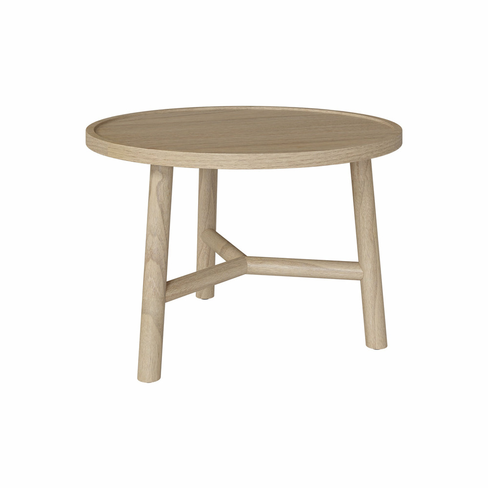 Paloma-table basse ronde en bois de mindi d60 cm
