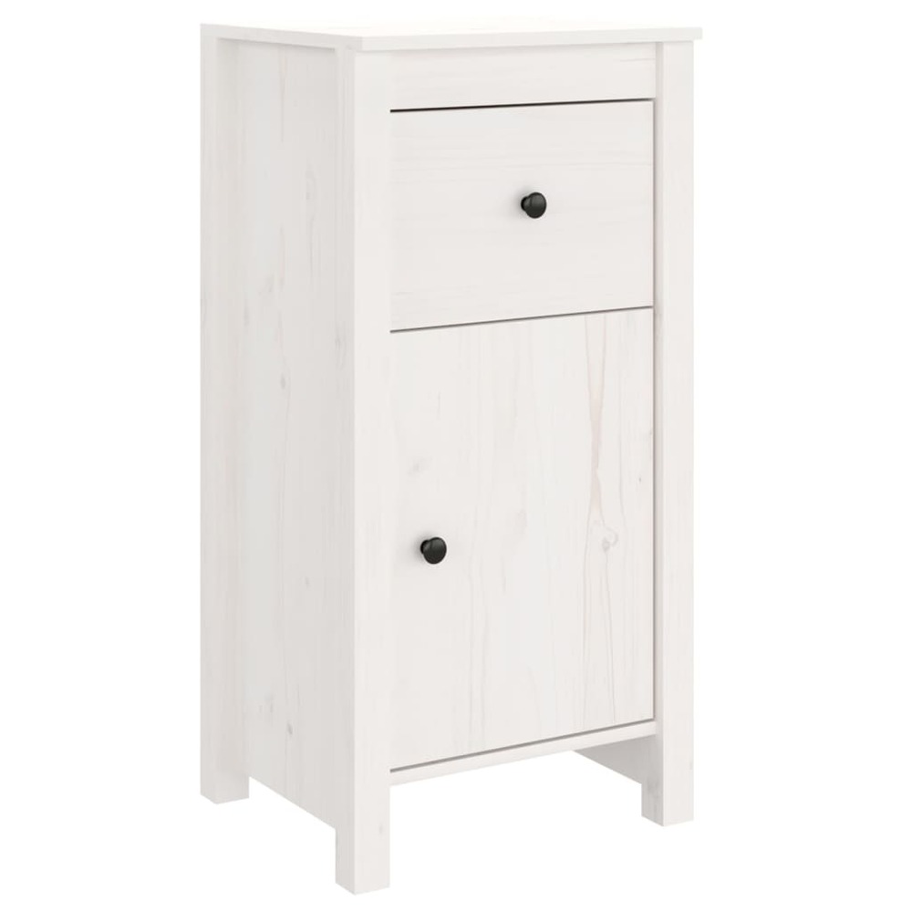 Buffet bahut commode armoire meuble de rangement organisateur cuisine salle de séjour salon 40 x 35 x 80 cm bois massif de pi