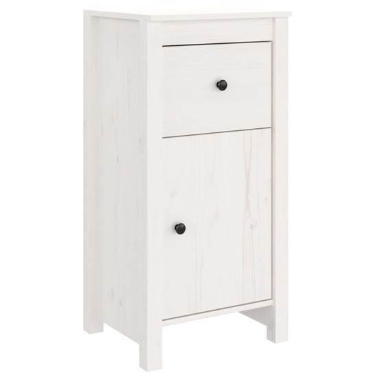 Buffet bahut commode armoire meuble de rangement organisateur cuisine salle de séjour salon 40 x 35 x 80 cm bois massif de pi