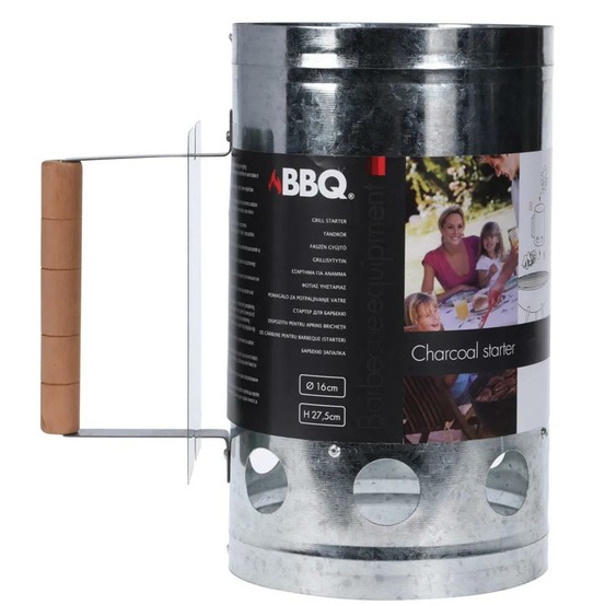 Cheminée allumage bbq - 16x27,5cm
