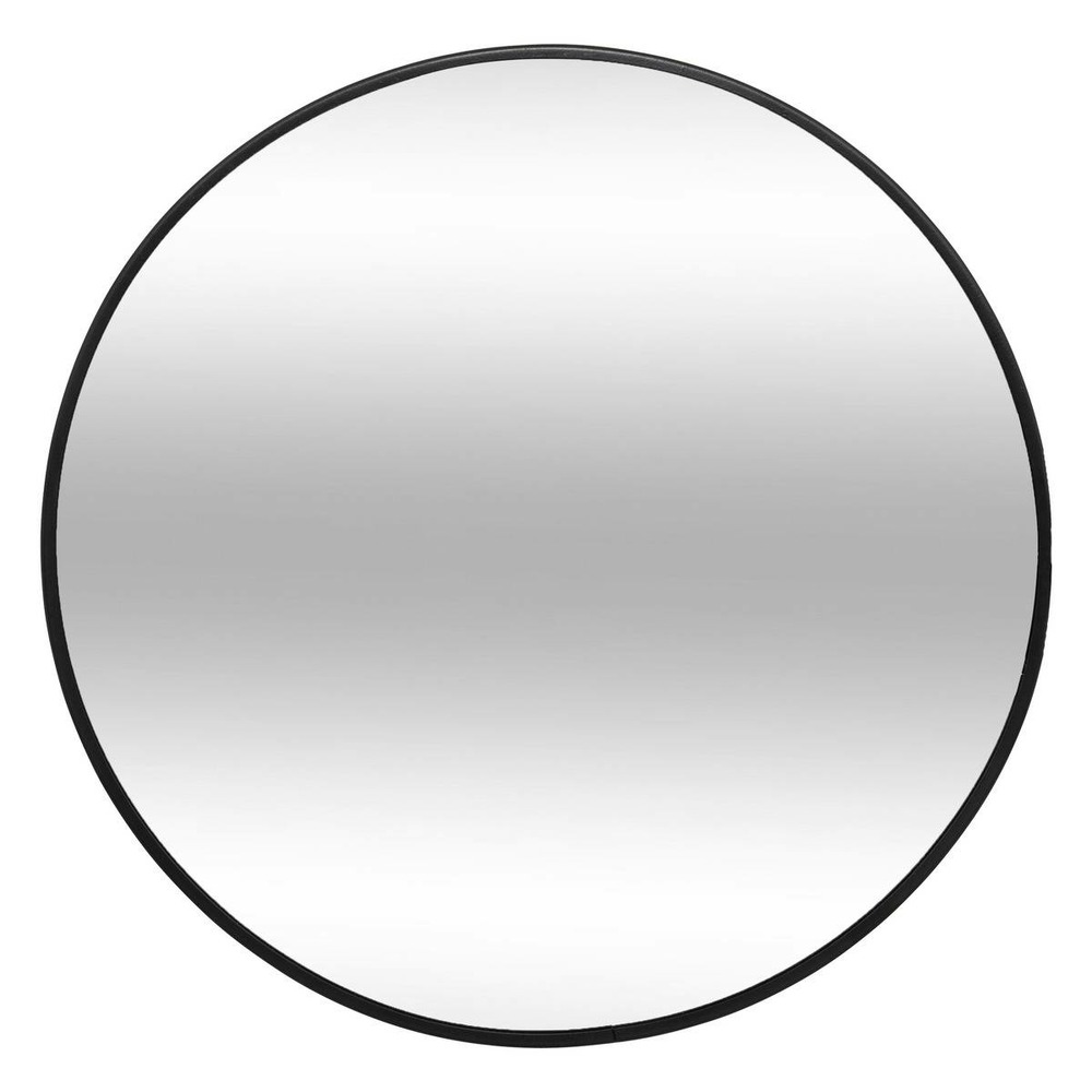 Miroir rond alice d38cm noir