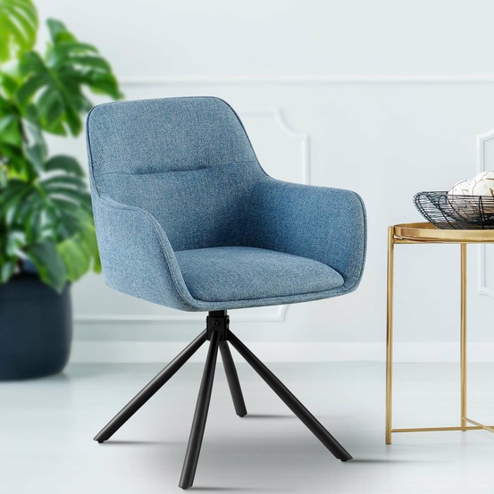 Chaise tipton en tissu