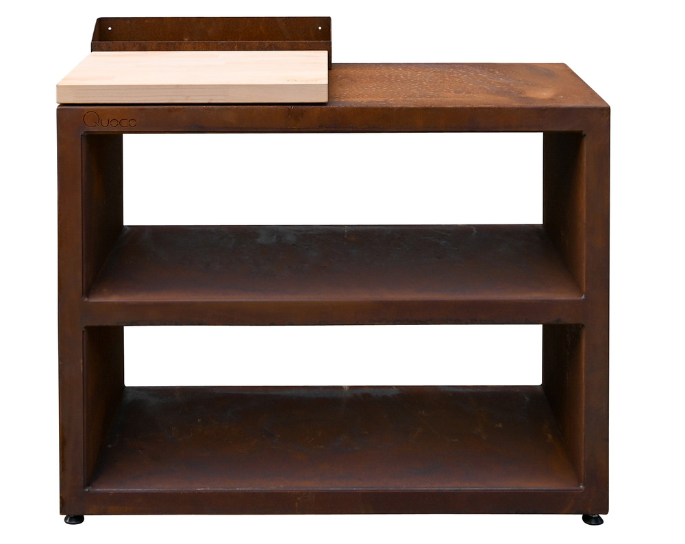 Rack tavolo large corten 100x50xh76 - quoco