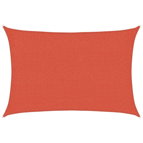 Voile d'ombrage 160 g/m² terre cuite 2x3 m pehd
