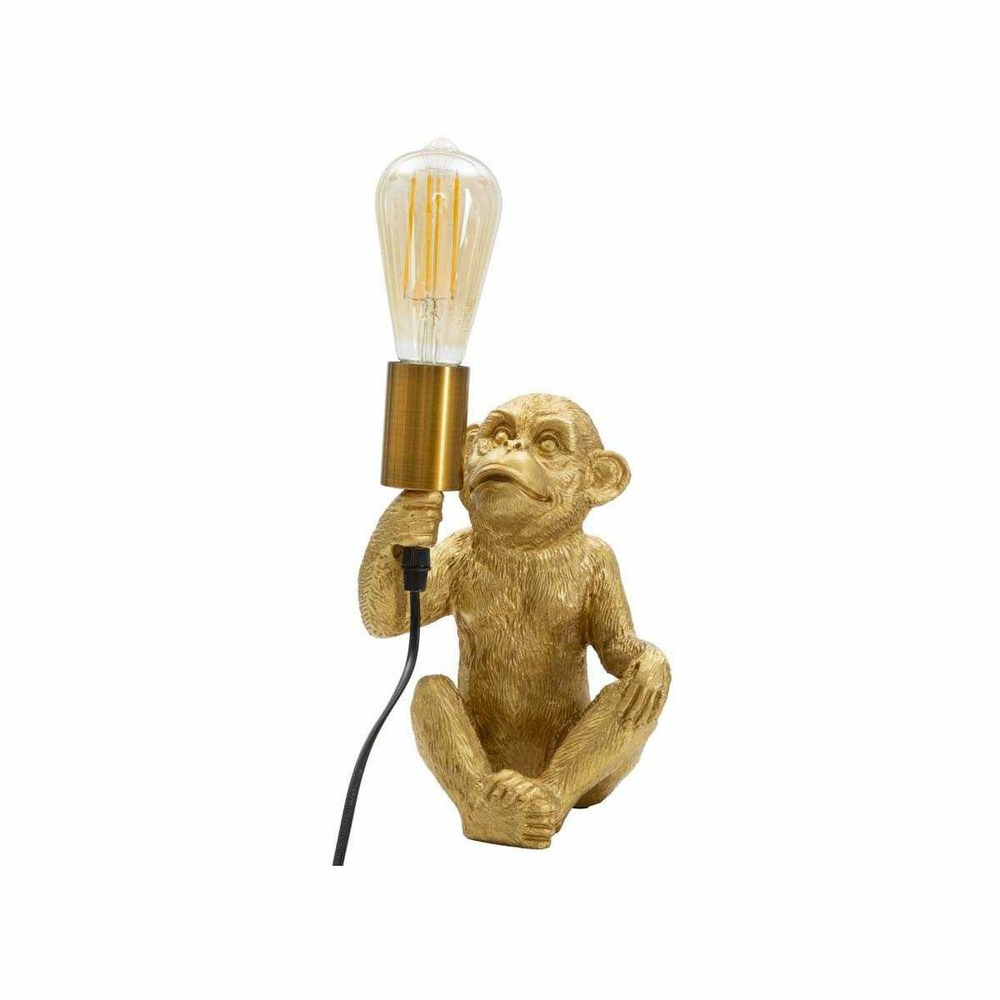 Lampe à poser en polyrésine monkey 17 x 14.5 x 25 cm
