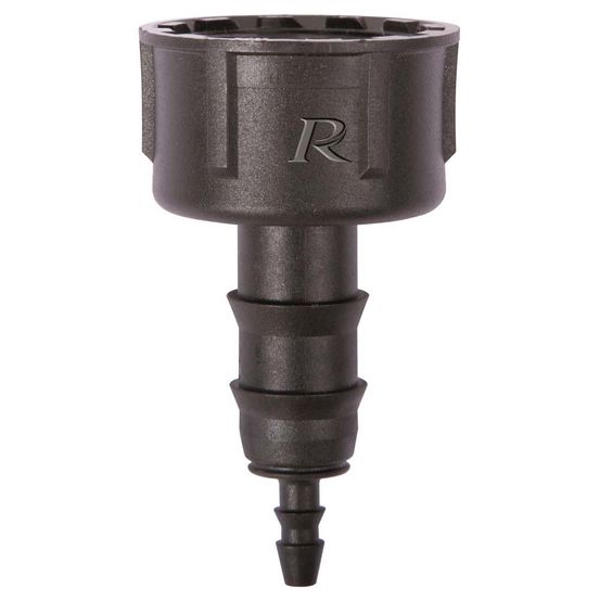 Adaptateur cannelé pour tuyau diamètre16mm et 6mm fileté 3/4
