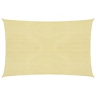 Voile d'ombrage 160 g/m² beige 3,5x4,5 m pehd