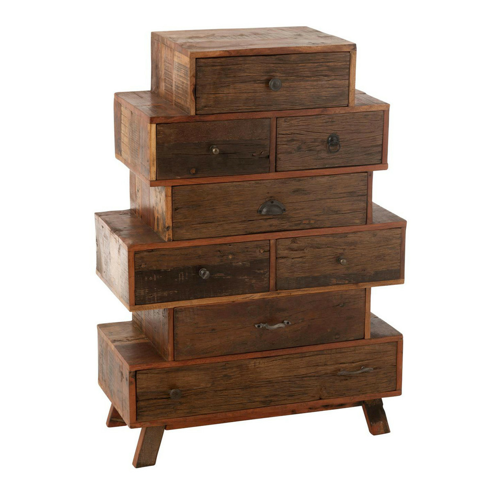 Commode 8 tiroirs en bois 
