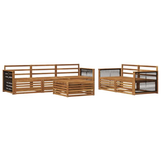 Ensemble de canapés d'extérieur 6 pc naturel