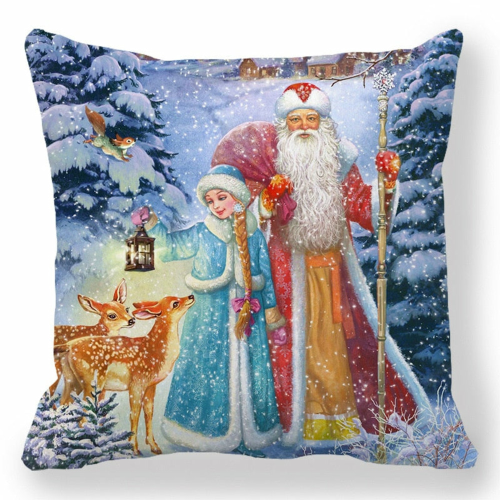 Housse De Coussin De Selle Père Noël – Modèle FS95531 – Generic – Tapis De Selle