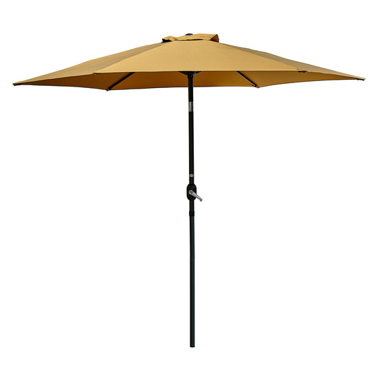 Parasol inclinable à manivelle