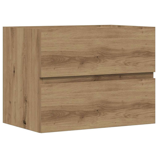 Armoire de salle de bain chêne artisanal bois d'ingénierie