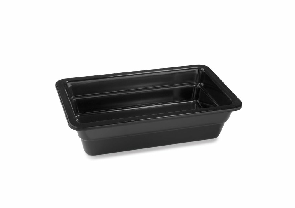 Plat en mélamine noir gn 1/5 - h 65 mm - pujadas