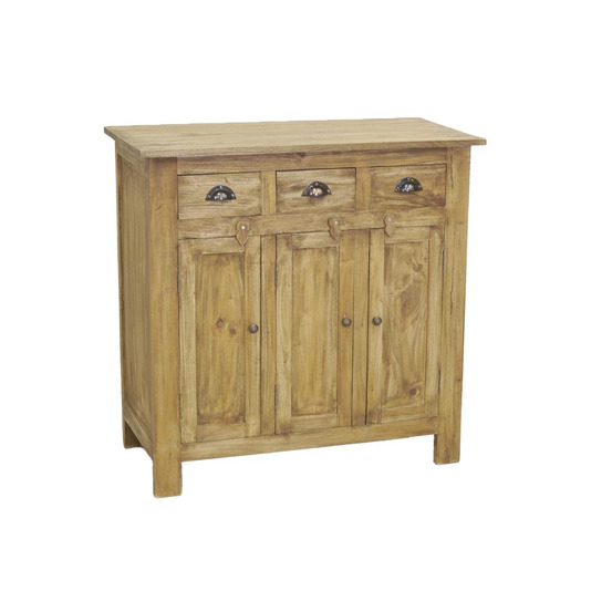 Bahut en acajou naturel antique