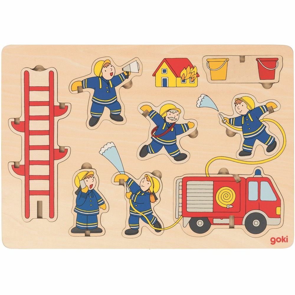 Puzzle Ã  empiler Pompiers