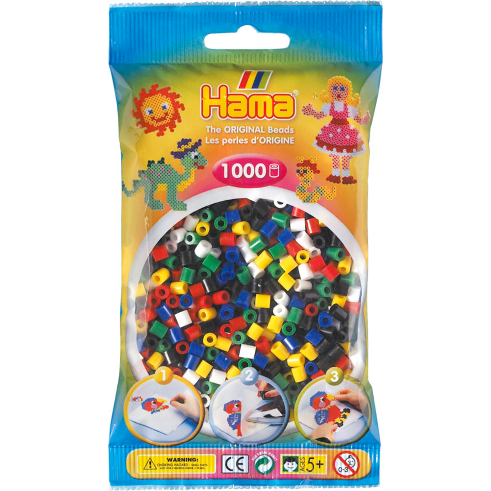 Sachet 1000 perles Midi: assortiment