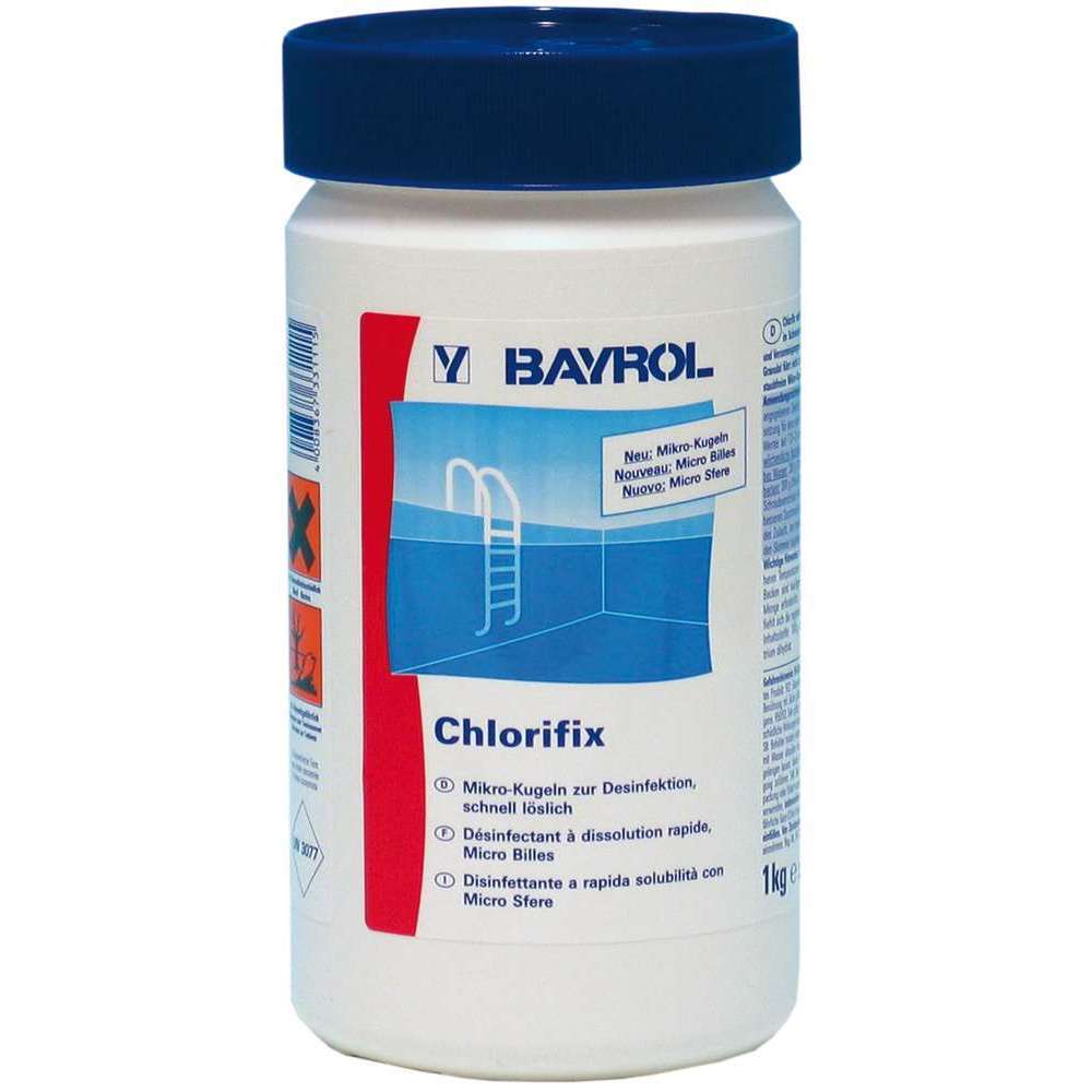 Microbilles de chlore pour piscine Chlorifix - boîte 1 kg