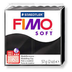 Pâte Fimo Soft, 57 g - Noir