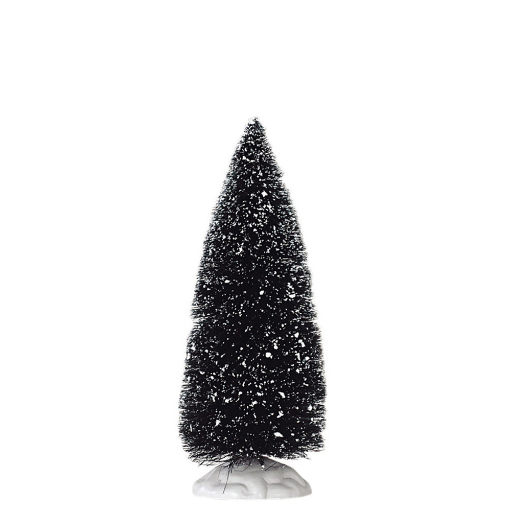 Sapin de Noël enneigé pour village miniature : Grand modèle