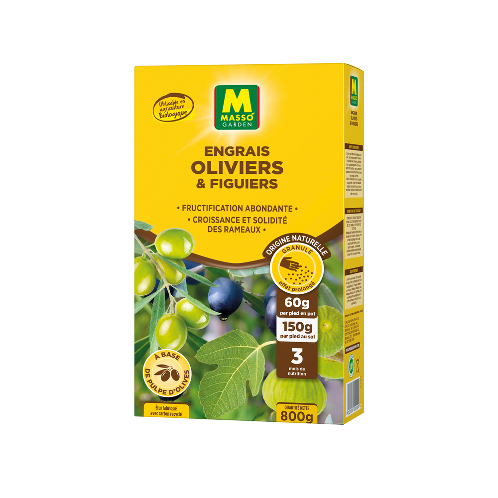 Engrais granulé pour Oliviers : 800g