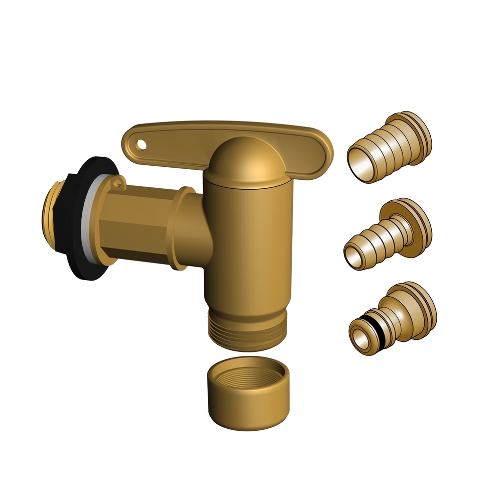 Aqua-Quick : robinet PE, imitation laiton