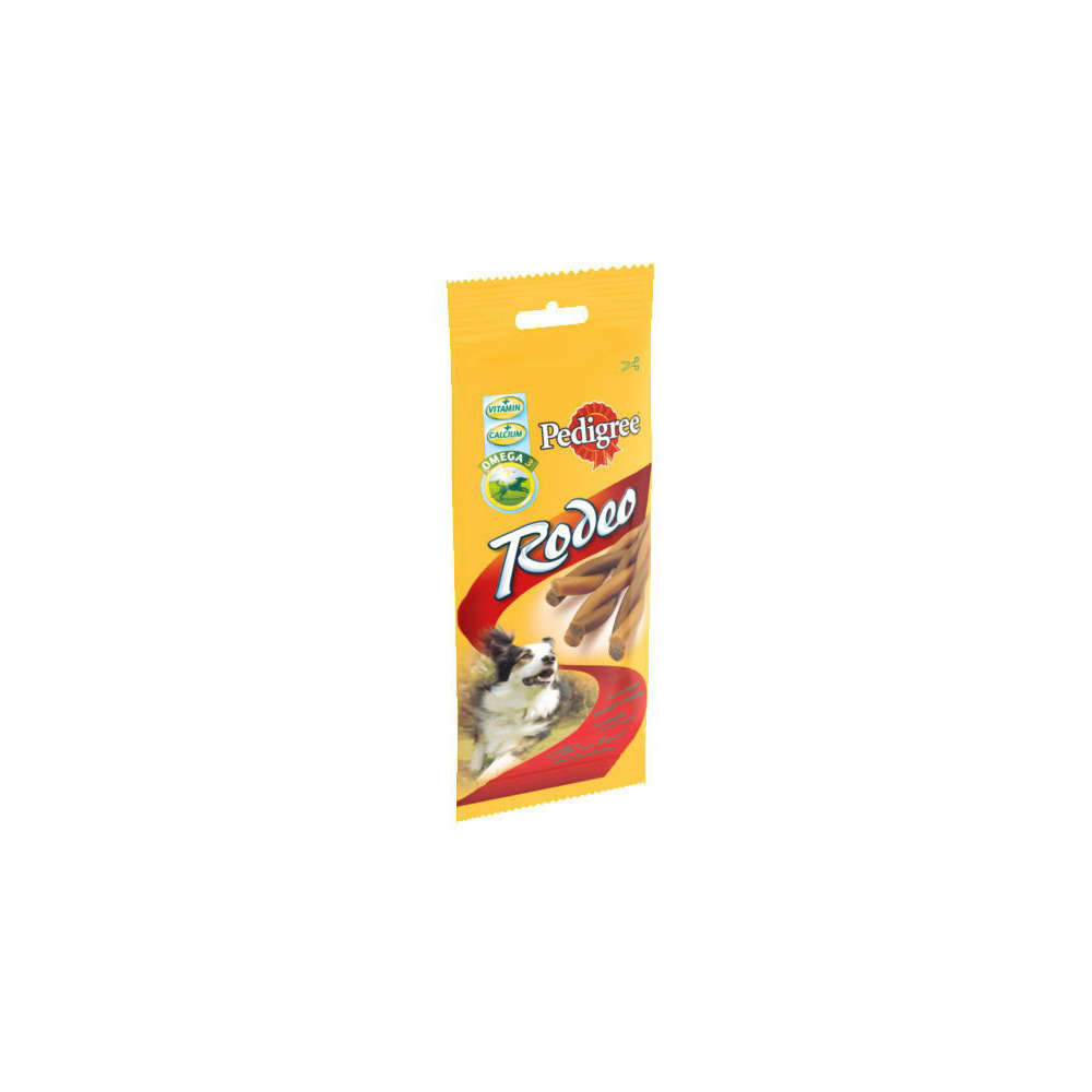 Biscuits Rodeo Bœuf pour chien : 4 sticks 70gr