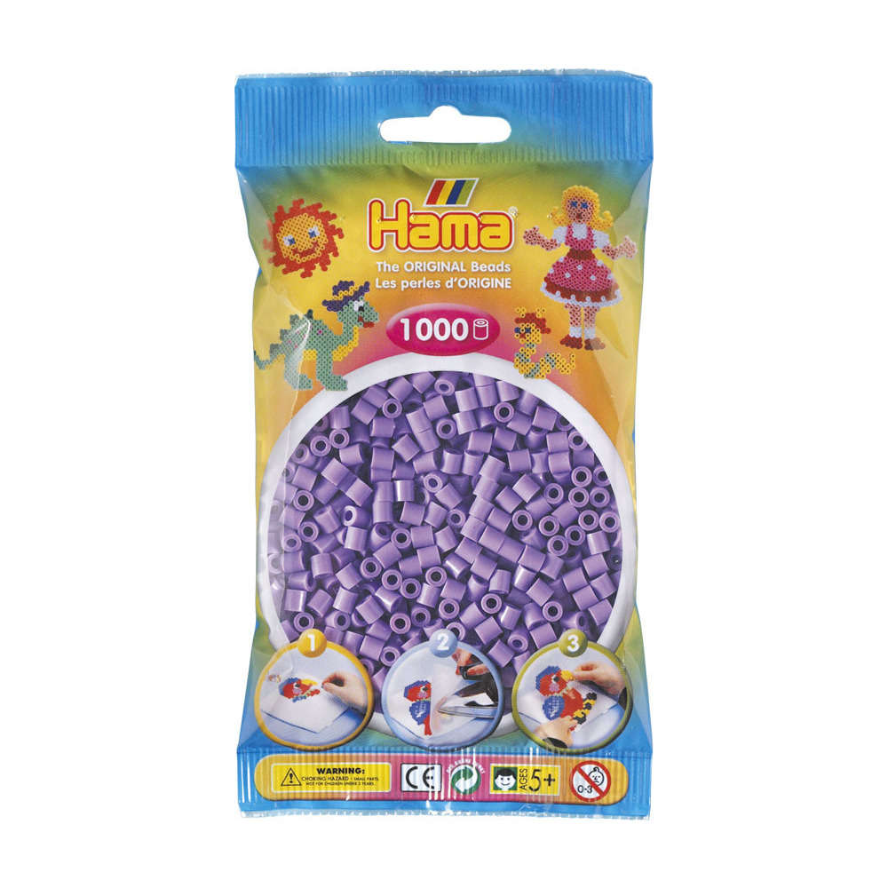 Sachet 1000 perles Midi: violet