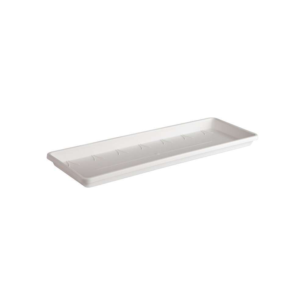 Soucoupe pour balconnière Barcelona L. 70 cm blanc
