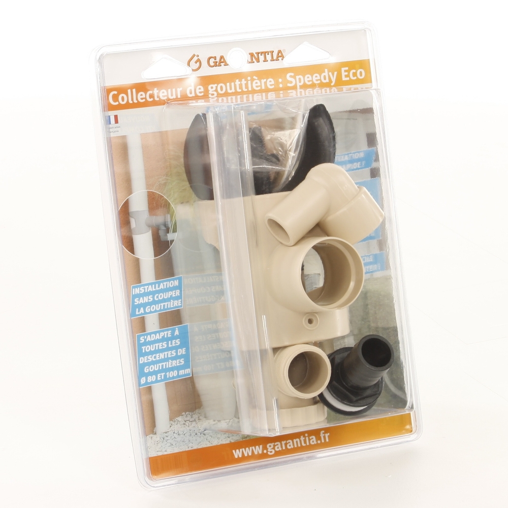 Collecteur de gouttière Speedy Eco : pose sans couper la gout. , sable