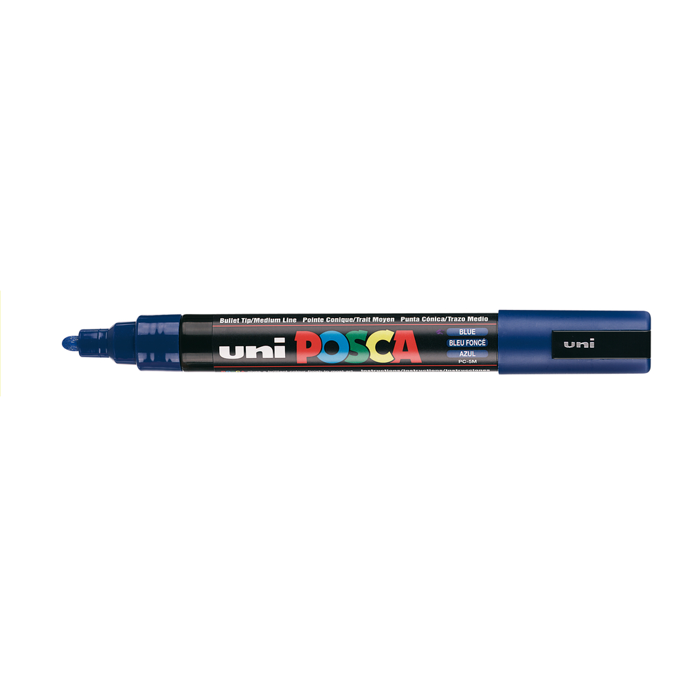 Marqueur peinture pointe moyenne conique Bleu foncé