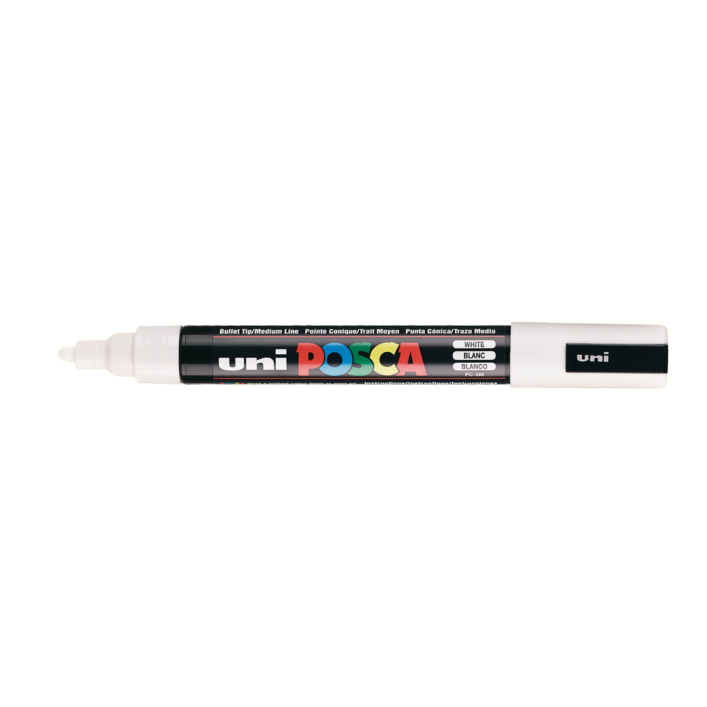 Marqueur peinture pointe moyenne conique Blanc