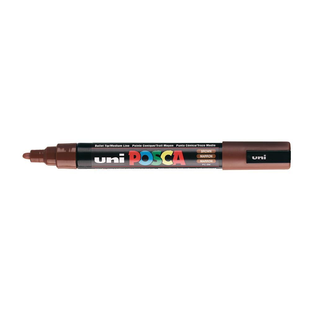 Marqueur peinture pointe moyenne conique Marron