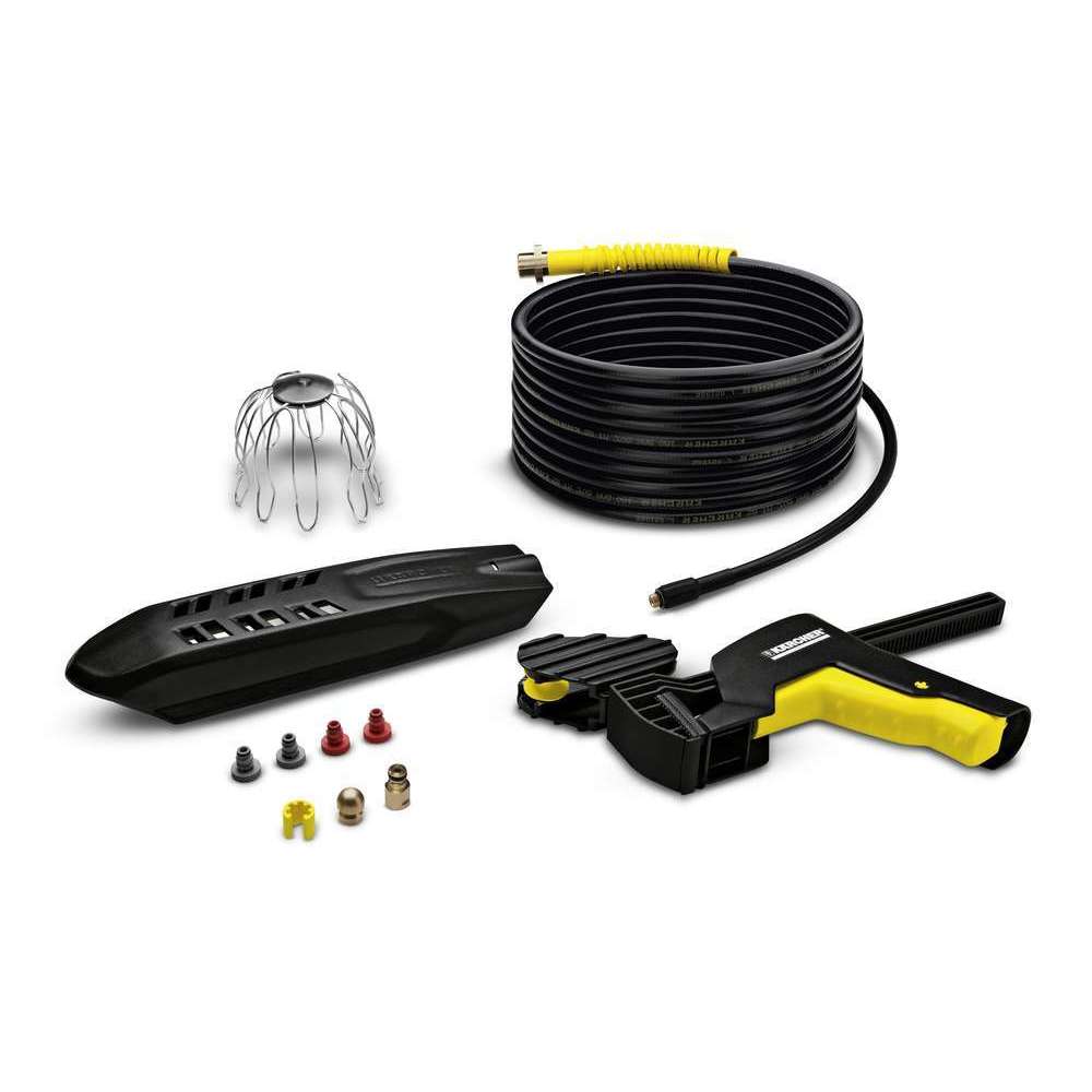 Kit de nettoyage pour gouttières / débouche canalisation 20m