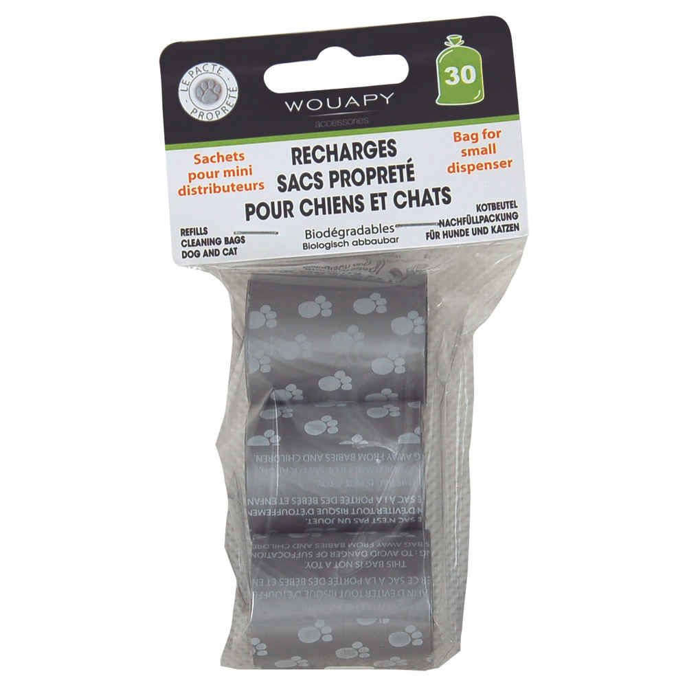 Recharge de sachets pour mini distributeur ramasse crotte