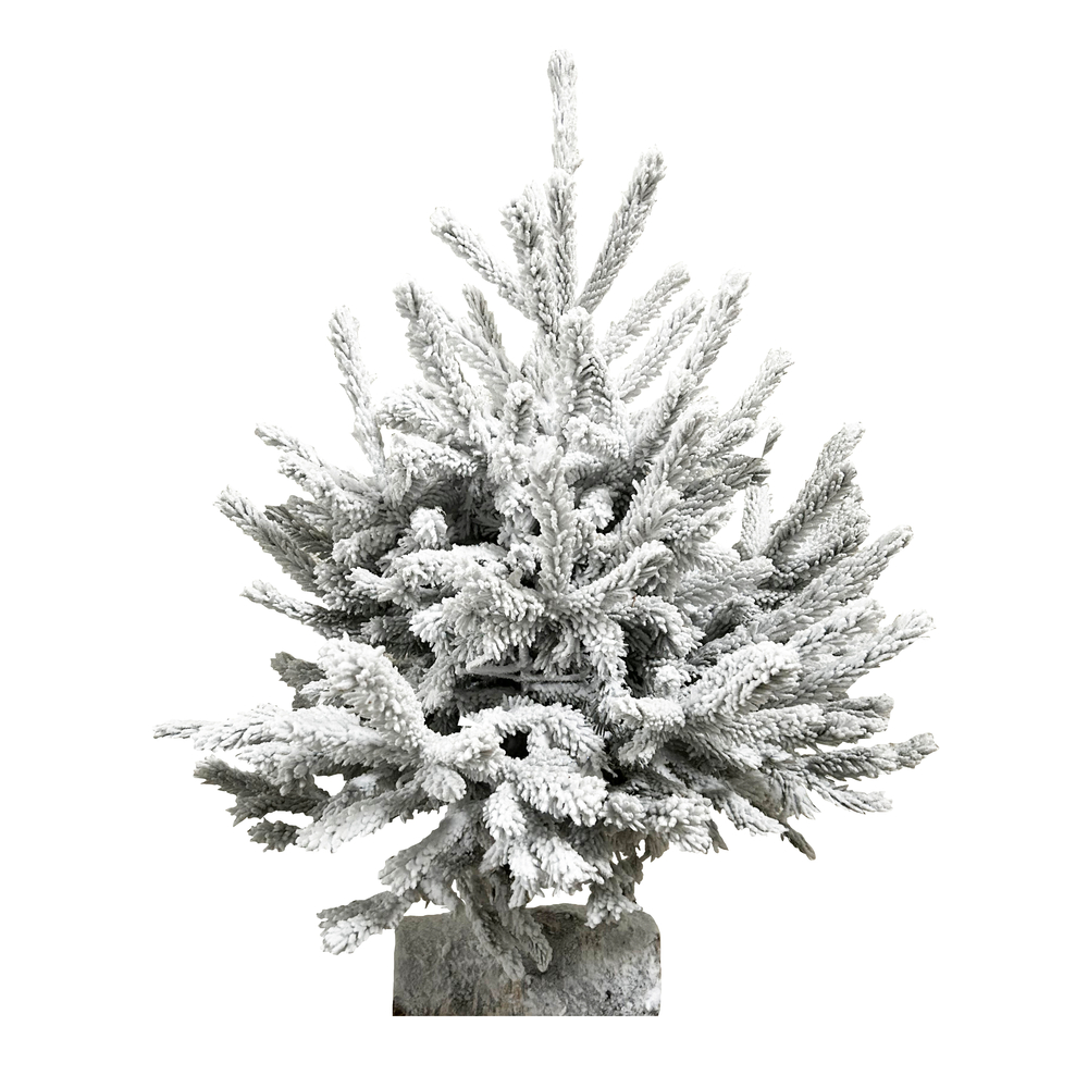 Sapin de Noël diamant Robin® : 70/80 cm buché