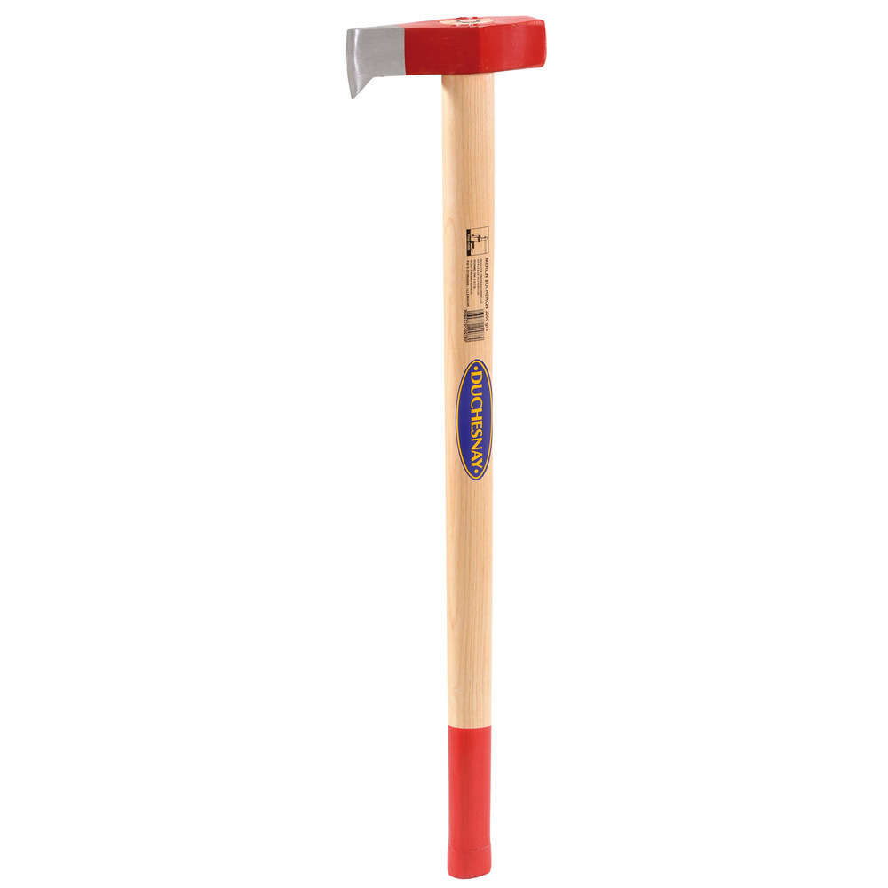 Merlin de bûcheron à bec en acier forgé et bois - L90 cm