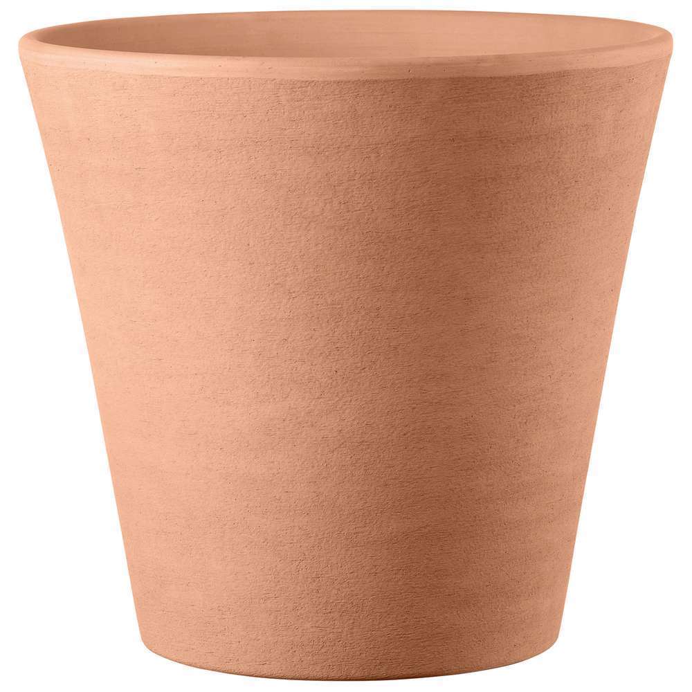 Vase Conico Primitivo White en terre cuite Ø 43 x H. 41cm