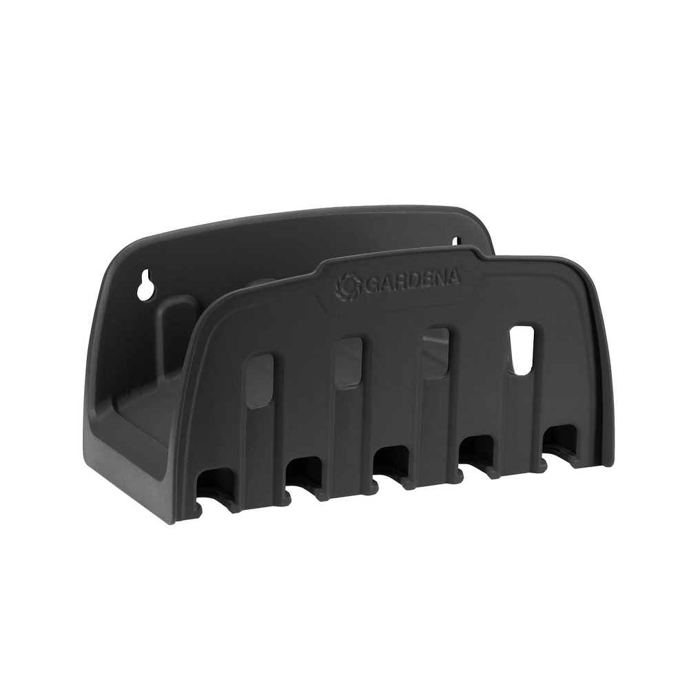 Porte-tuyau mural noir, petit modèle