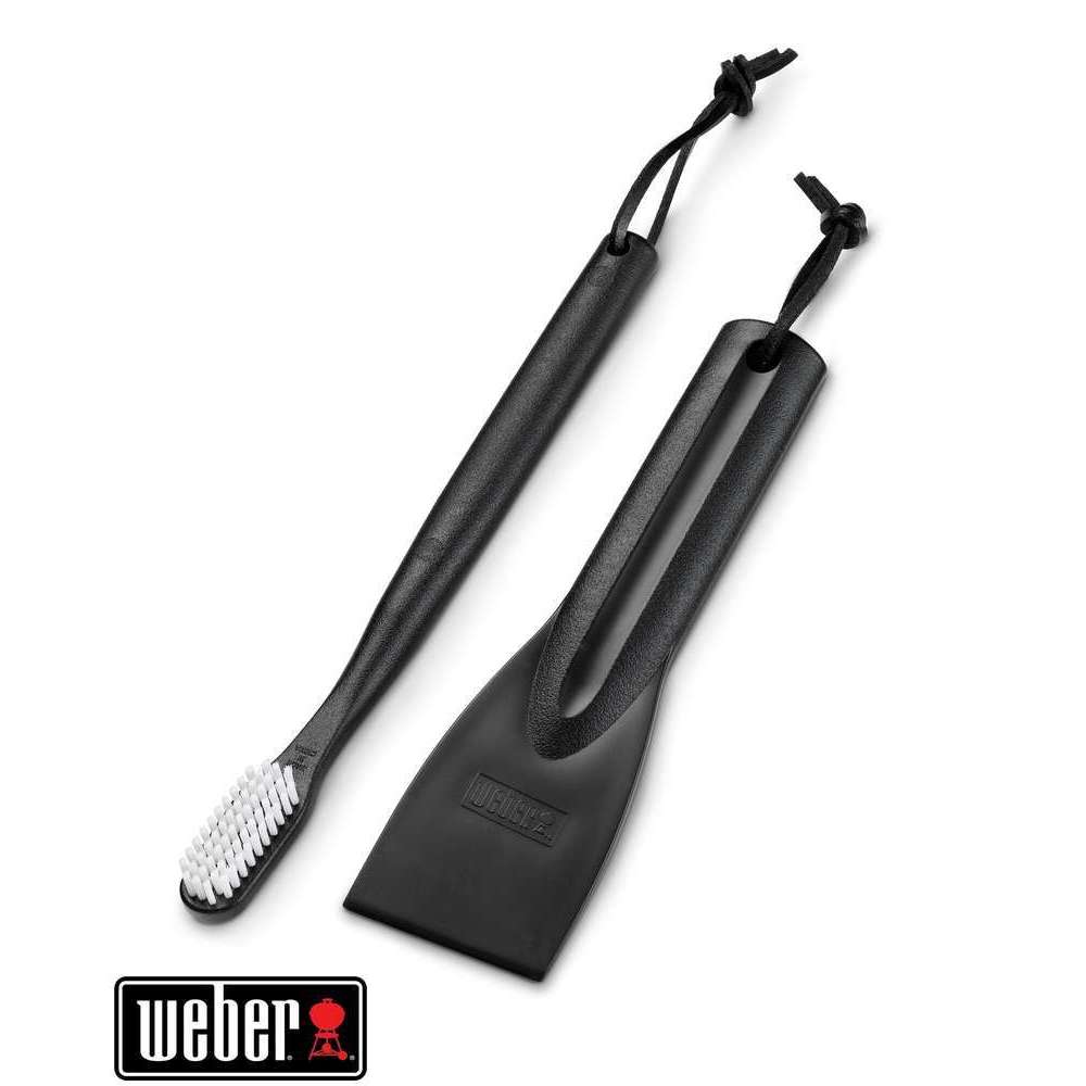 Kit de nettoyage spatule et brosse pour barbecue à gaz