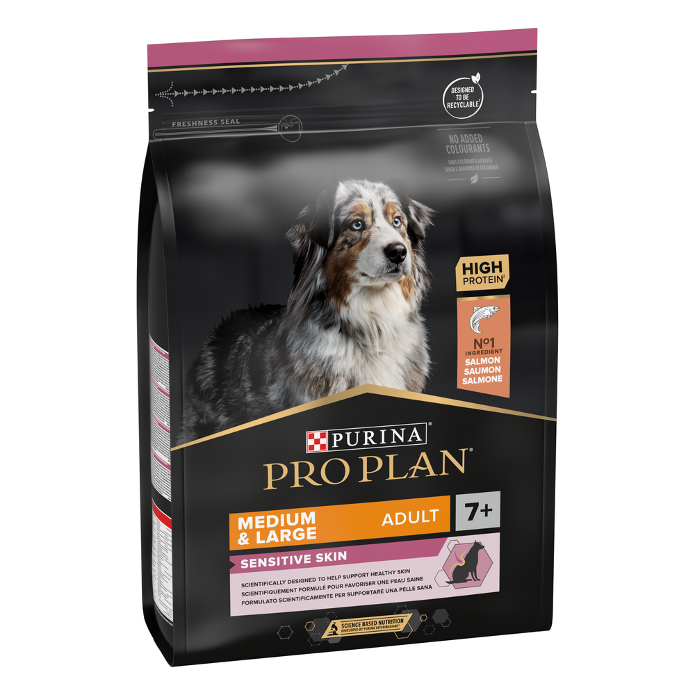 Croquettes chien sénior peau sensible Super Premium - 3 kg