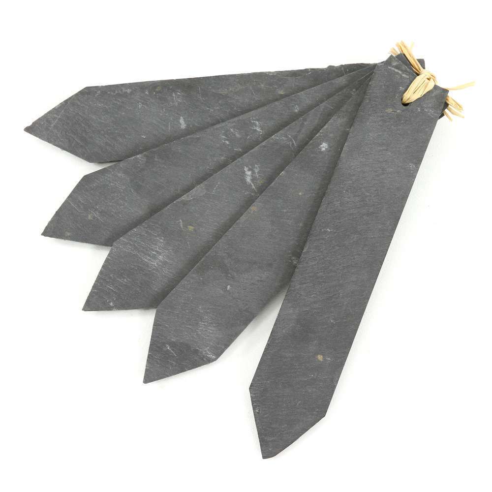 Petits signets x5, en ardoise naturelle l. 3 x H. 15 cm