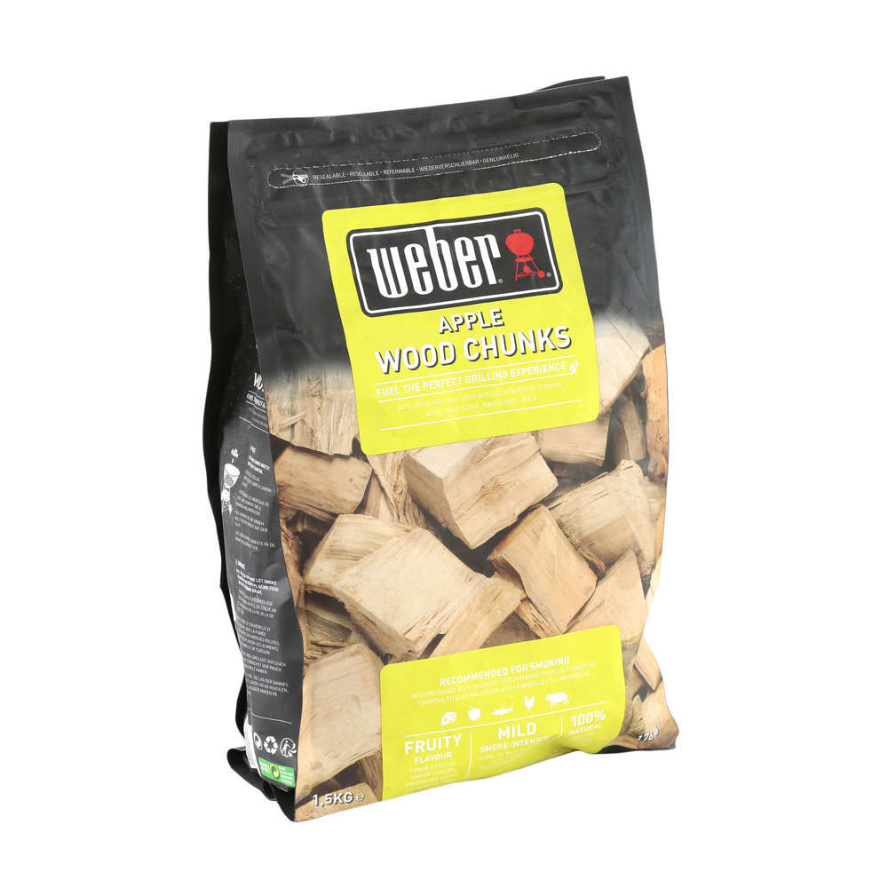 Gros morceaux de bois de fumage pomme