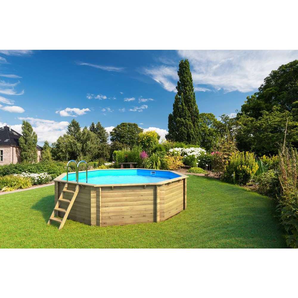 Piscine bois Tropic en pin 505x505cm H120cm