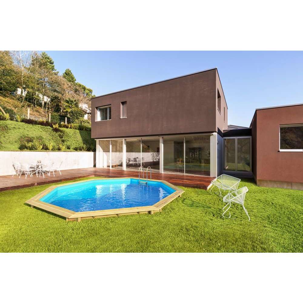 Piscine bois Weva en pin 528x528cm H133cm