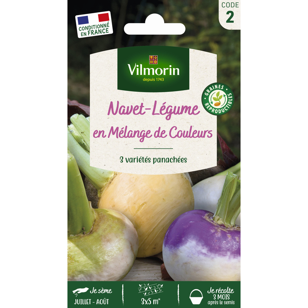 Graines de navet en melange en sachet